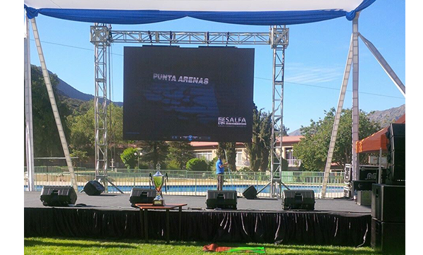 P8户外全彩吊装铝箱租赁显示屏